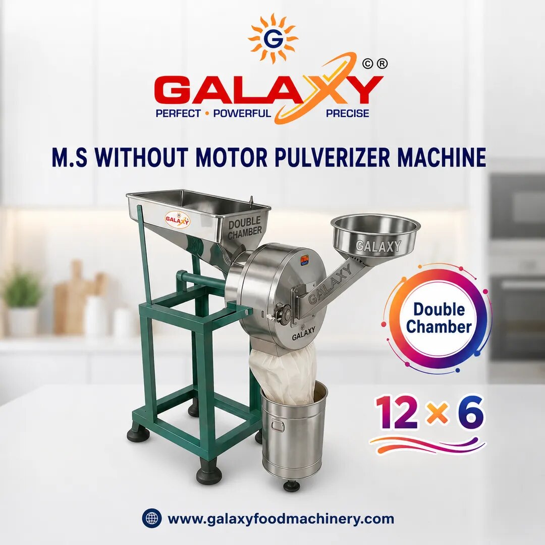 12× 6 M.S Without Motor Pulverizer Double Chamber image 1