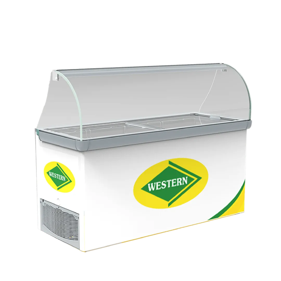 Western Deep Freezer Glass Top Scooping F550GL23 Scooping image 1