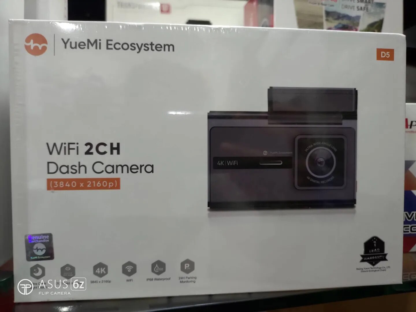 YueMi Wifi 2ch Dash Camera image 1