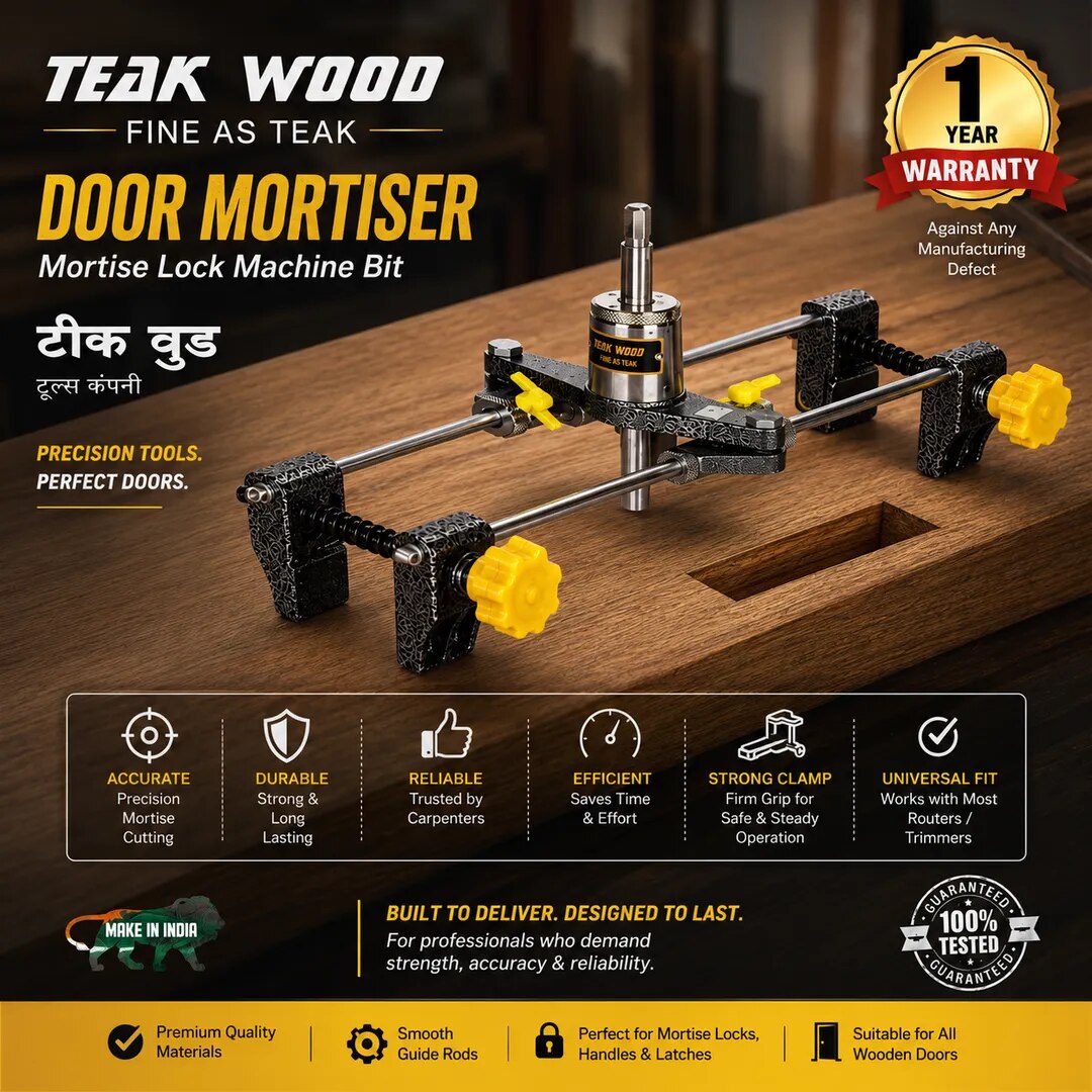 TEAK WOOD Door Mortiser image 1