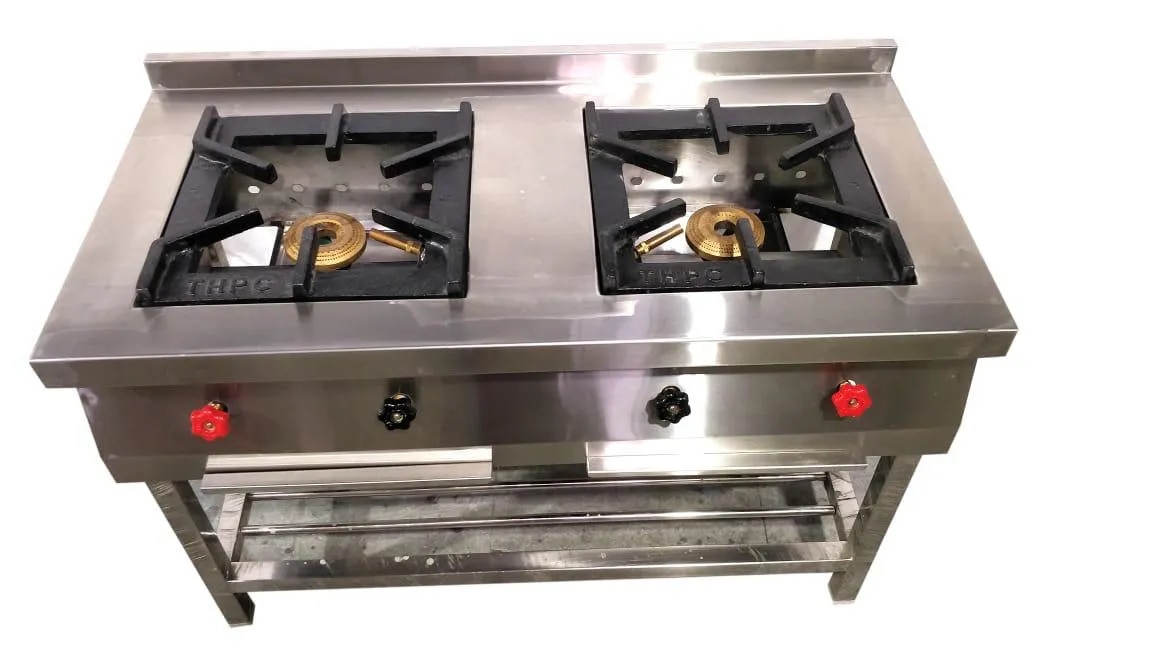 2-Burner Commercial Cooking Range image 1