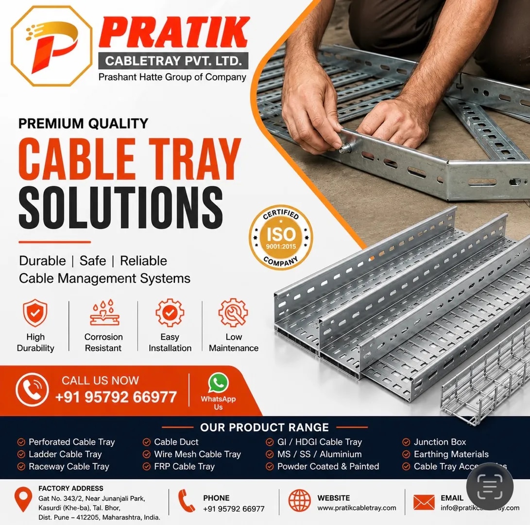 FRP Cable Tray Vertical Outside Bend image 1