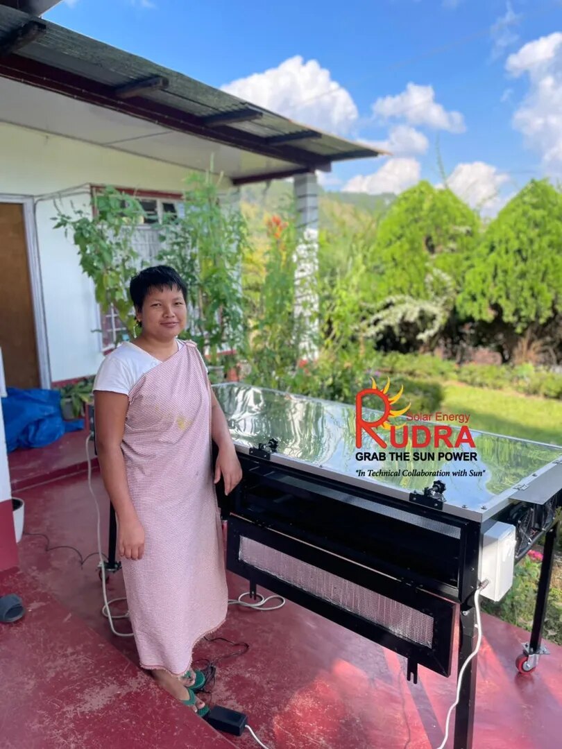 Solar Drying Machine for Neem Leaves image 1