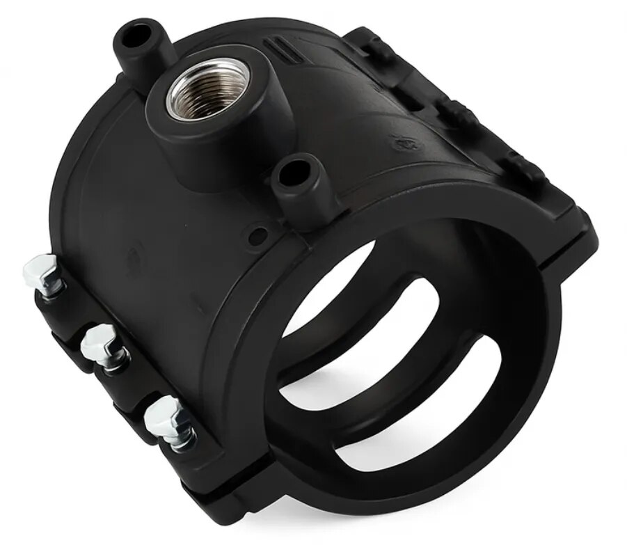 Hydure Electrofusion Saddle ½“ (20mm) × 2” (63mm) – With Bottom image 1