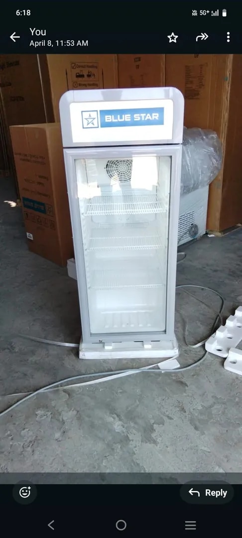 BLUE STAR VC150A Single Door Visi Cooler or Glass Door Commercial Refrigerator image 1