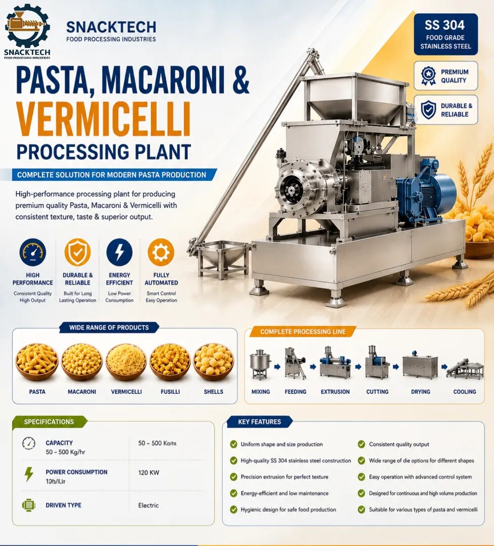 Pasta,Macaroni & Vermicelli Processing Plant image 1