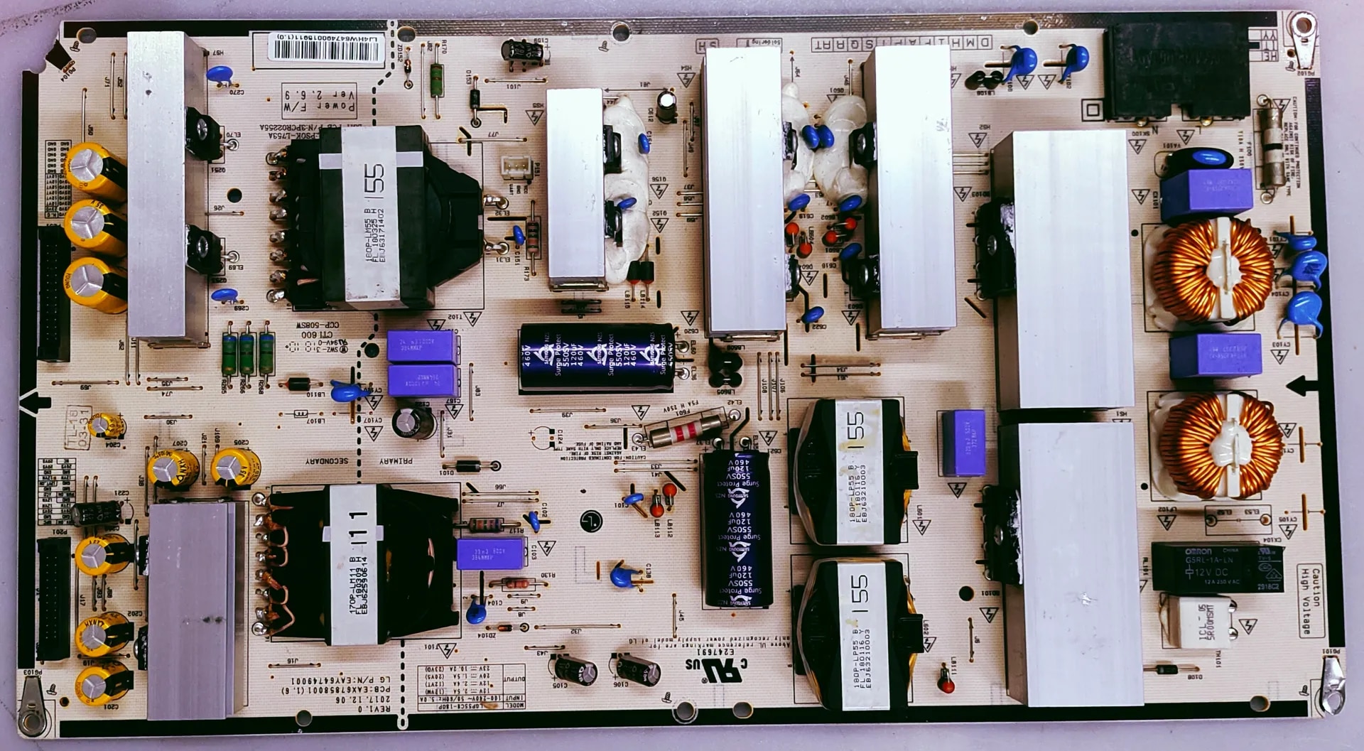 LG OLED55C8PCA LED TV POWER SUPPLY BOARD image 1