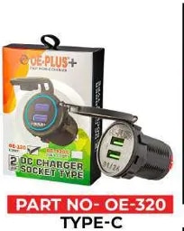 CAR CHARGERS ( PART NO - OE-320 TYPE -C ) image 1