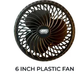 6 Inch Plastic Fan image 1