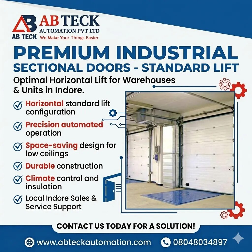 Sectional Doors – Standard Lift (Horizontal Lift) image 1