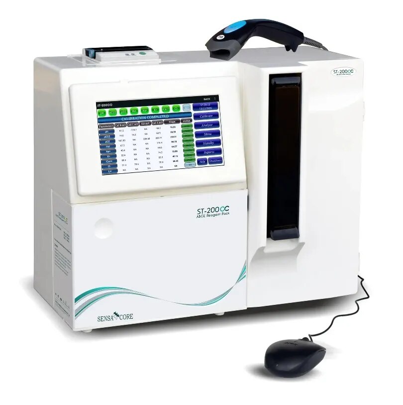 Sensa Core ST-200 CC ABGE Blood Gas Analyzer image 1