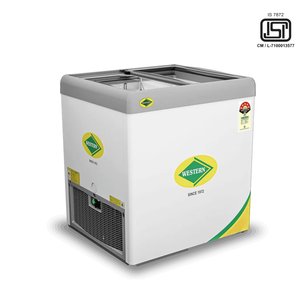 Western Deep Freezer Glass Top F250GL64 image 1