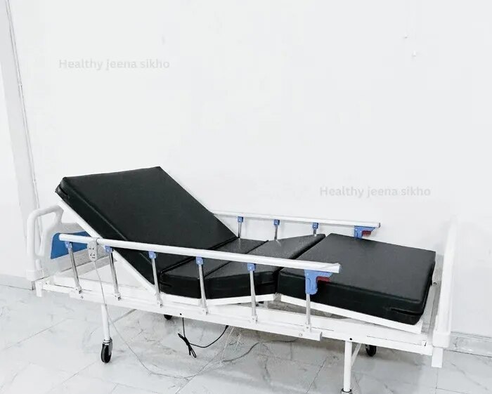 Two Function Automatic Hospital Bed on Rent image 1