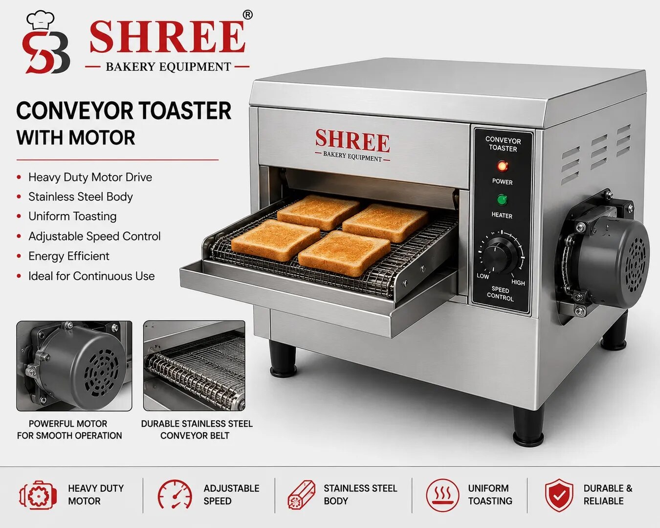 Conveyor Toaster Motor image 1