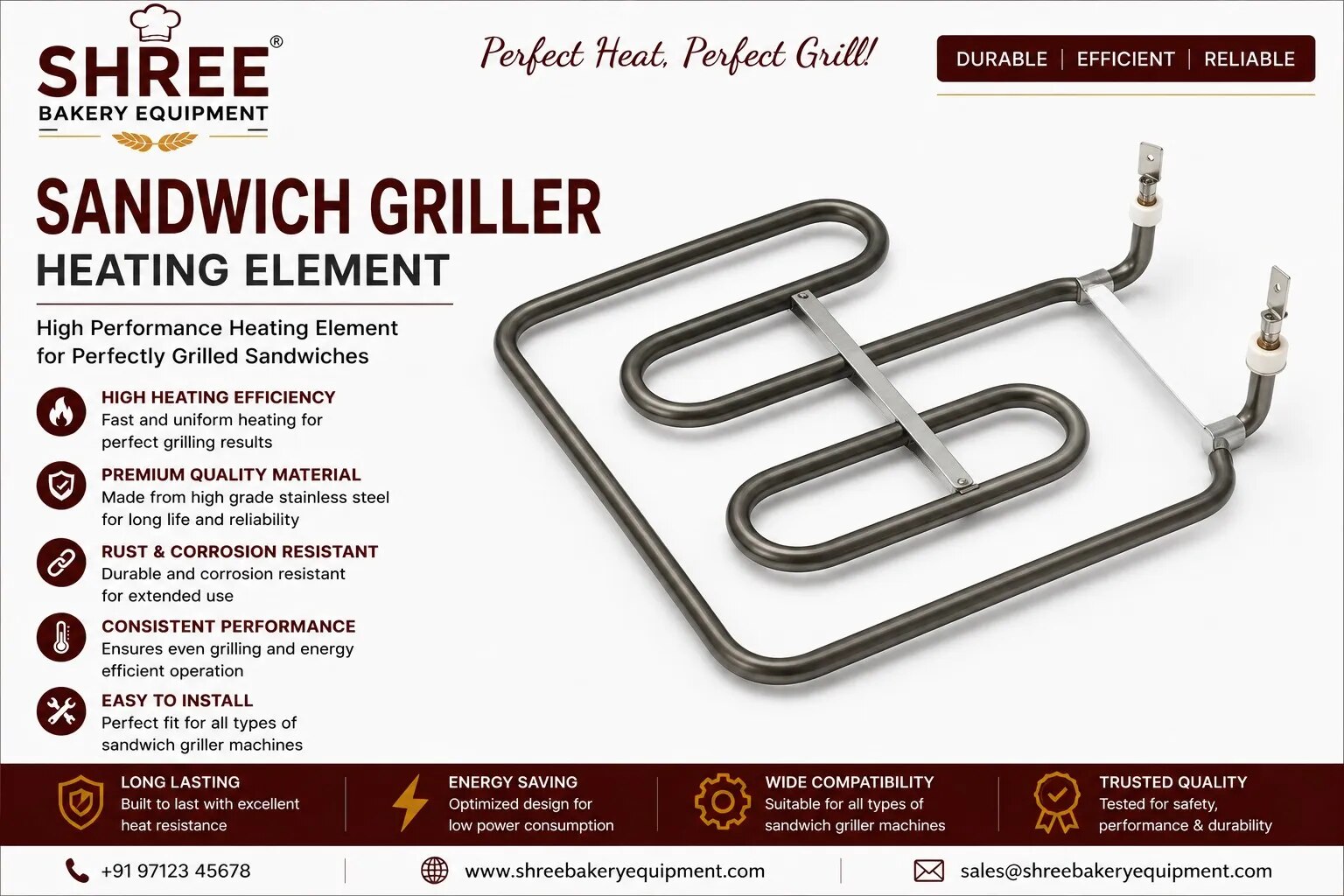 Sandwich Griller Spare Parts image 1