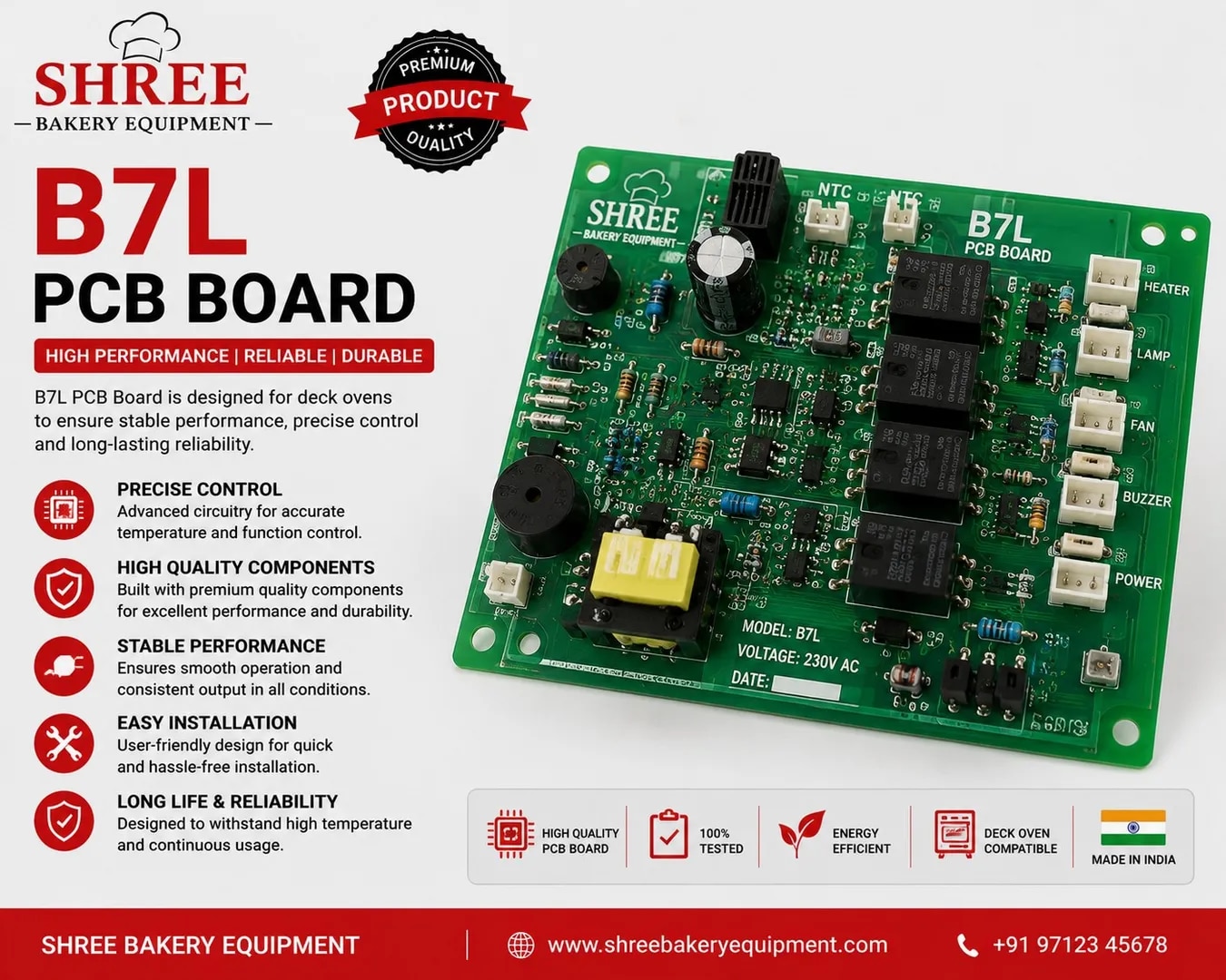 B7L Cake Mixer PCB Board image 1