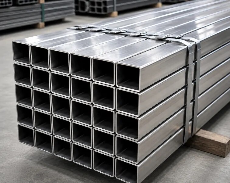Stainless Steel Box Pipe Manufacturer, Supplier & Stockist in Haryana | SS 304 & SS 316 Box Pipe – I image 1