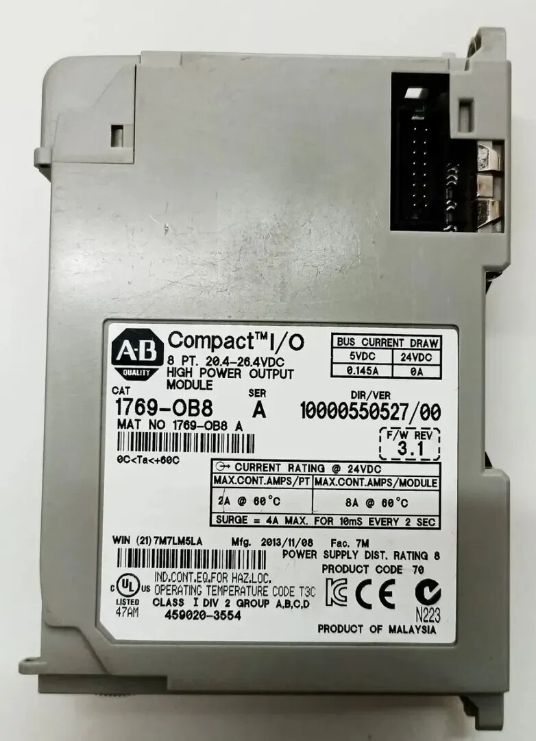 Allen-Bradley 1769-OB8 8-Point DC Digital Output Module image 1