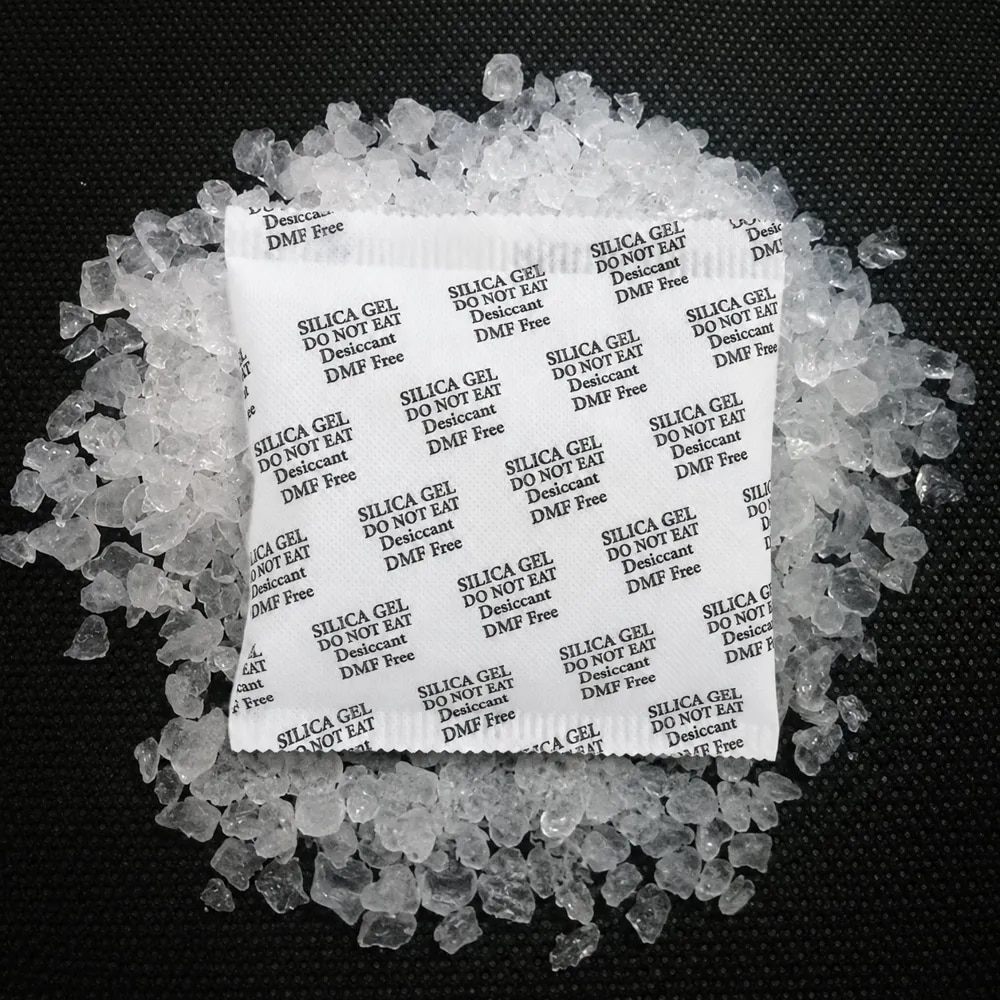 Silicagel White Crystal 50 Gm & 100 Gm Pouch image 1