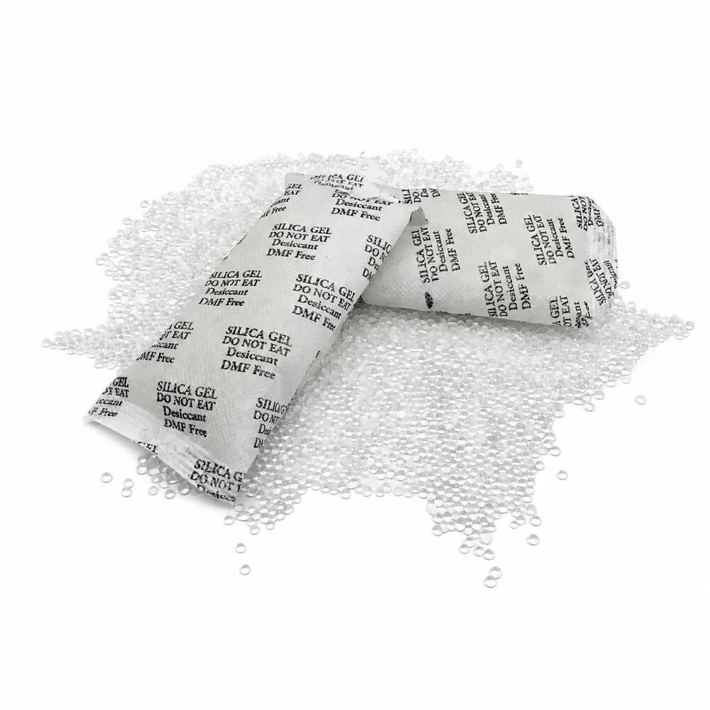 Silicagel White Beads 50 Gm &100 Gm Pouch image 1