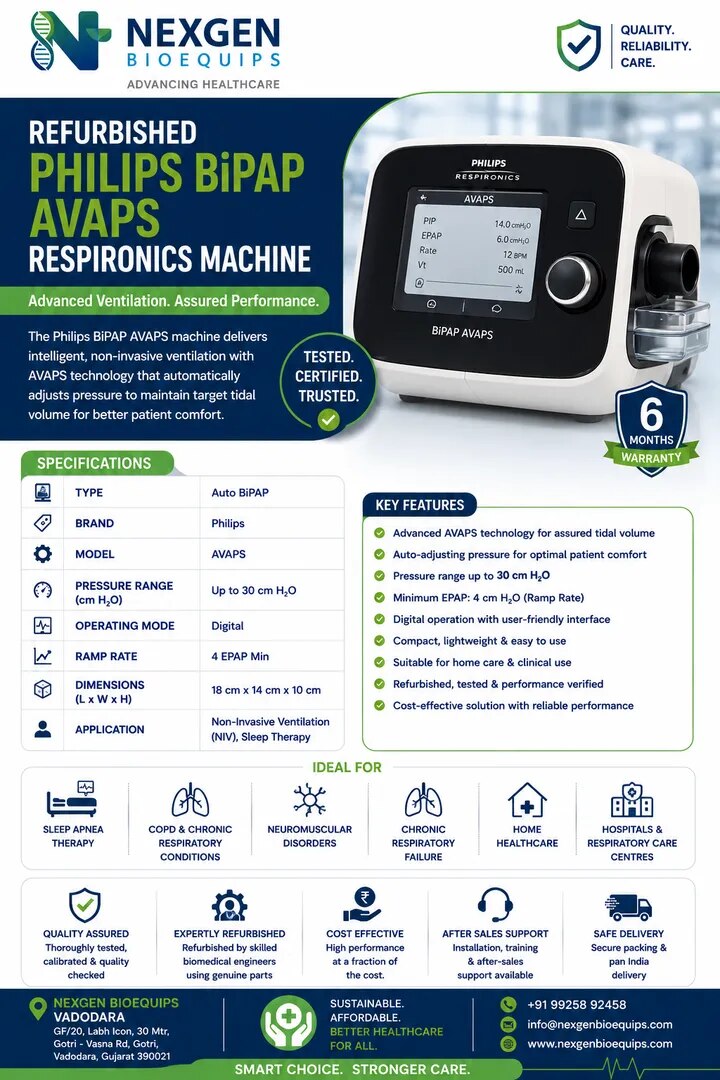 Refurbished Philips BiPAP AVAPS Respironics Machine image 1