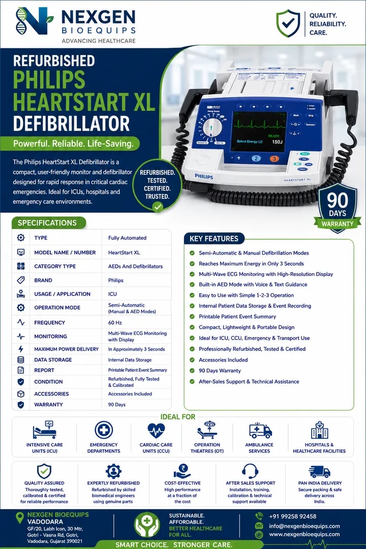 Refurbished Philips HeartStart XL Defibrillator image 1