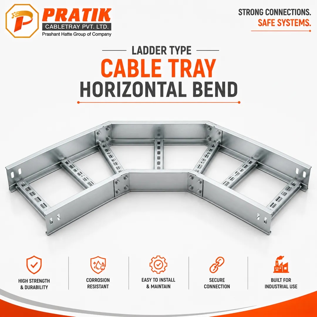 Ladder Type Cable Tray Horizontal Bend image 1