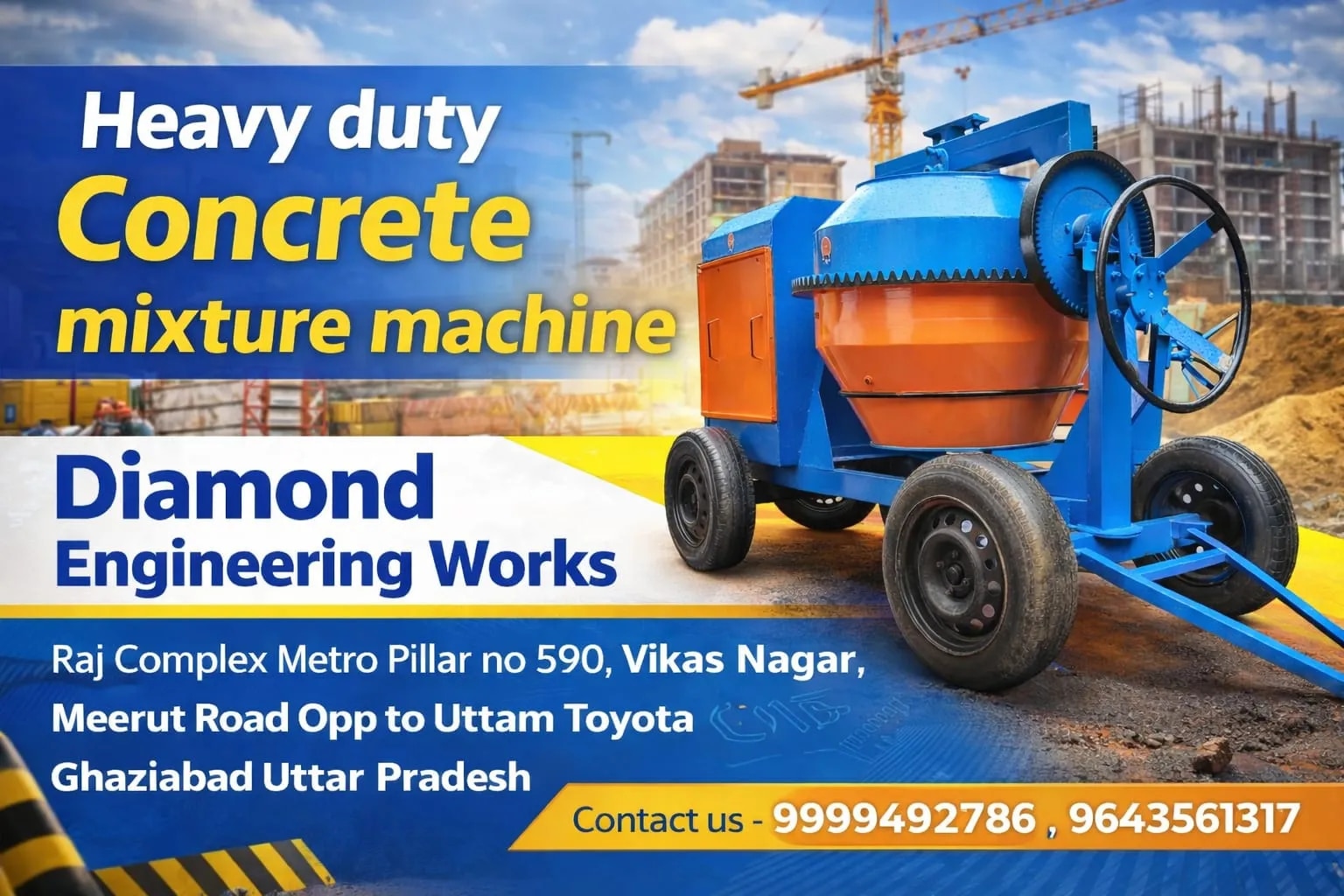 Cement Mixer Machine image 1