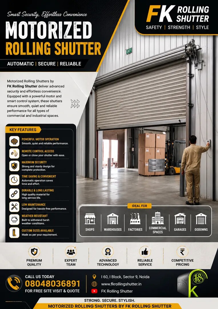 Motorized Rolling Shutter image 1