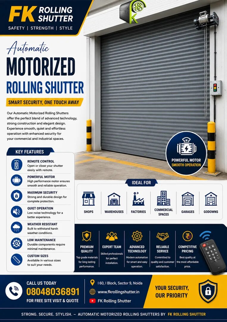 Automatic Motorized Rolling Shutter image 1