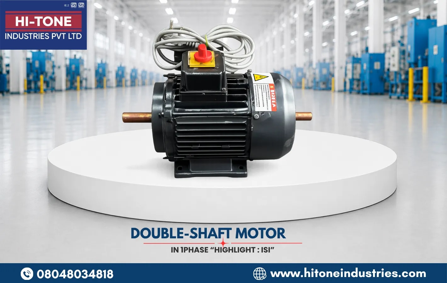 1-PHASE DOUBLE SHAFT MOTOR image 1
