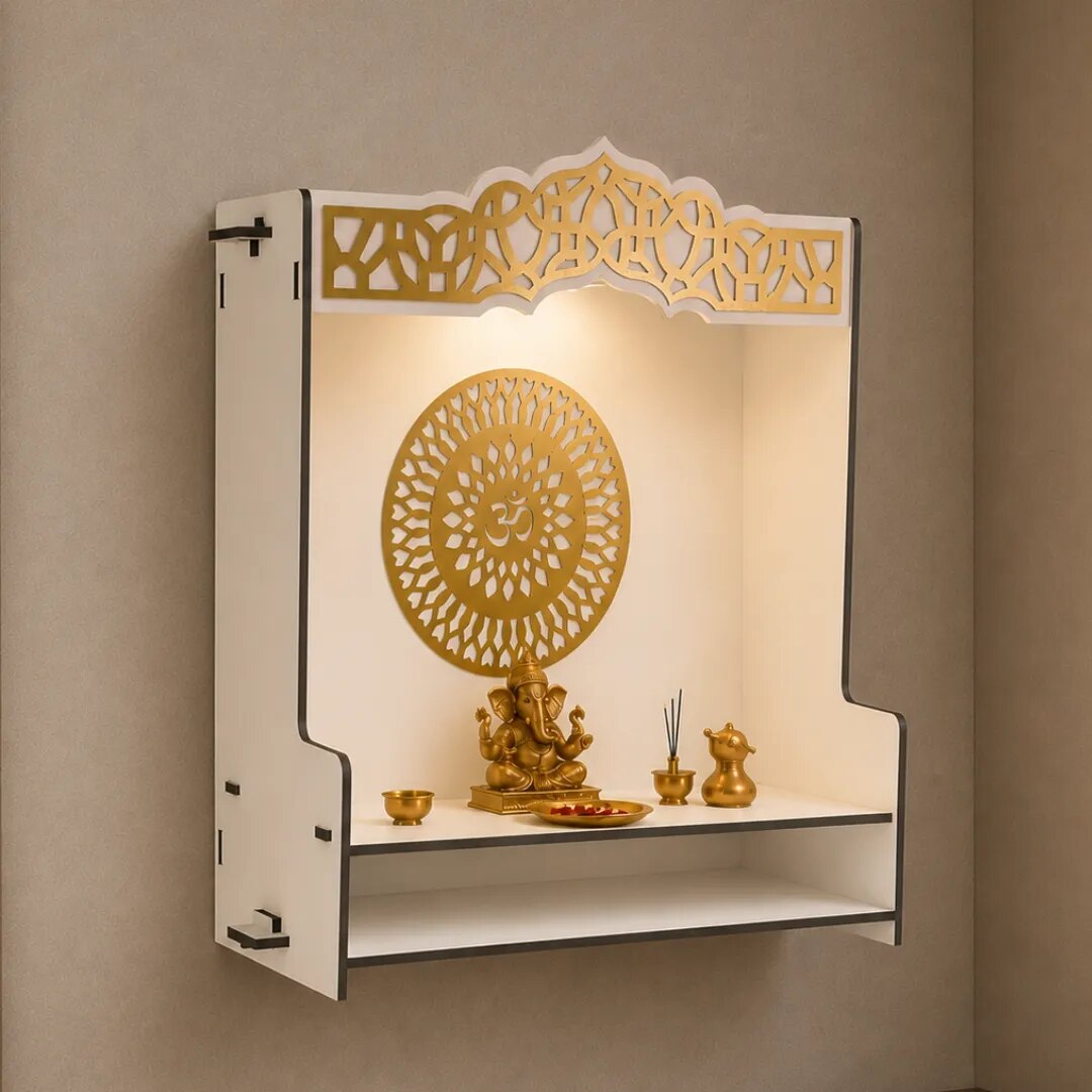 Nived Ganga Mandir Spotlight White image 1