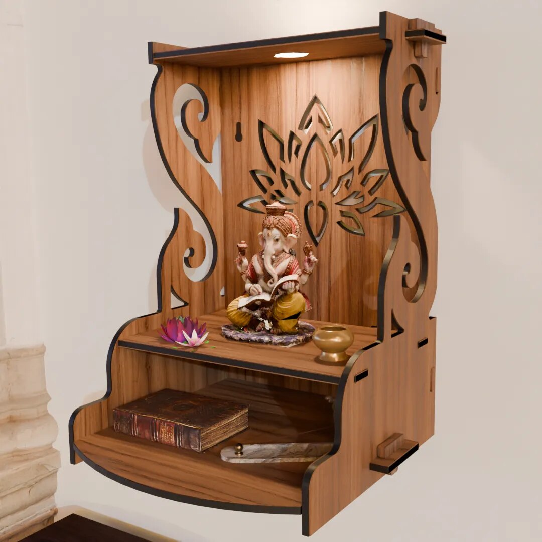 Nived Godavari Mandir Walnut image 1