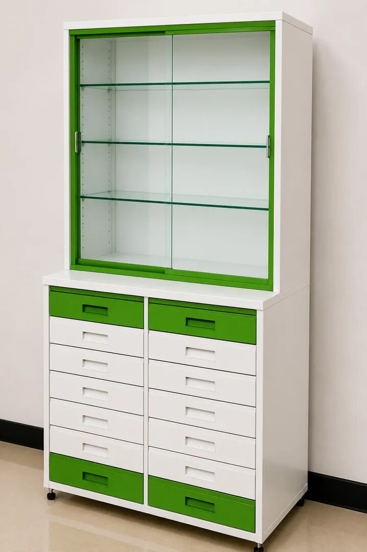 top sliding - bottom 7 line drawer image 1