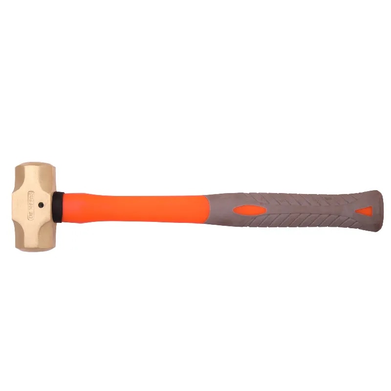 De Neer DN-16881 NON SPARKING SLEDGE HAMMER WITH FIBREGLASS HANDLE image 1
