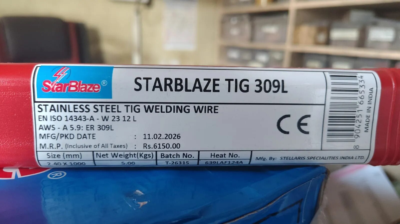 Starblaze TIG 309L Stainless Steel TIG Welding Wire image 1