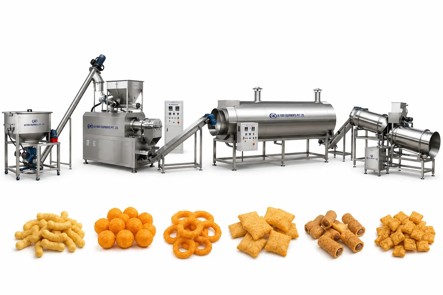 Snacks Automatic Production Line image 1
