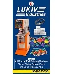 Single Color Pad Printing Machine Pneumatic Pad Printing Machine) image 1