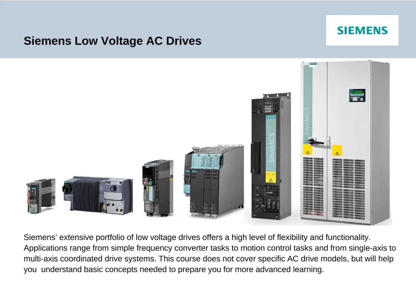 Siemens Low Voltage AC Drive image 1