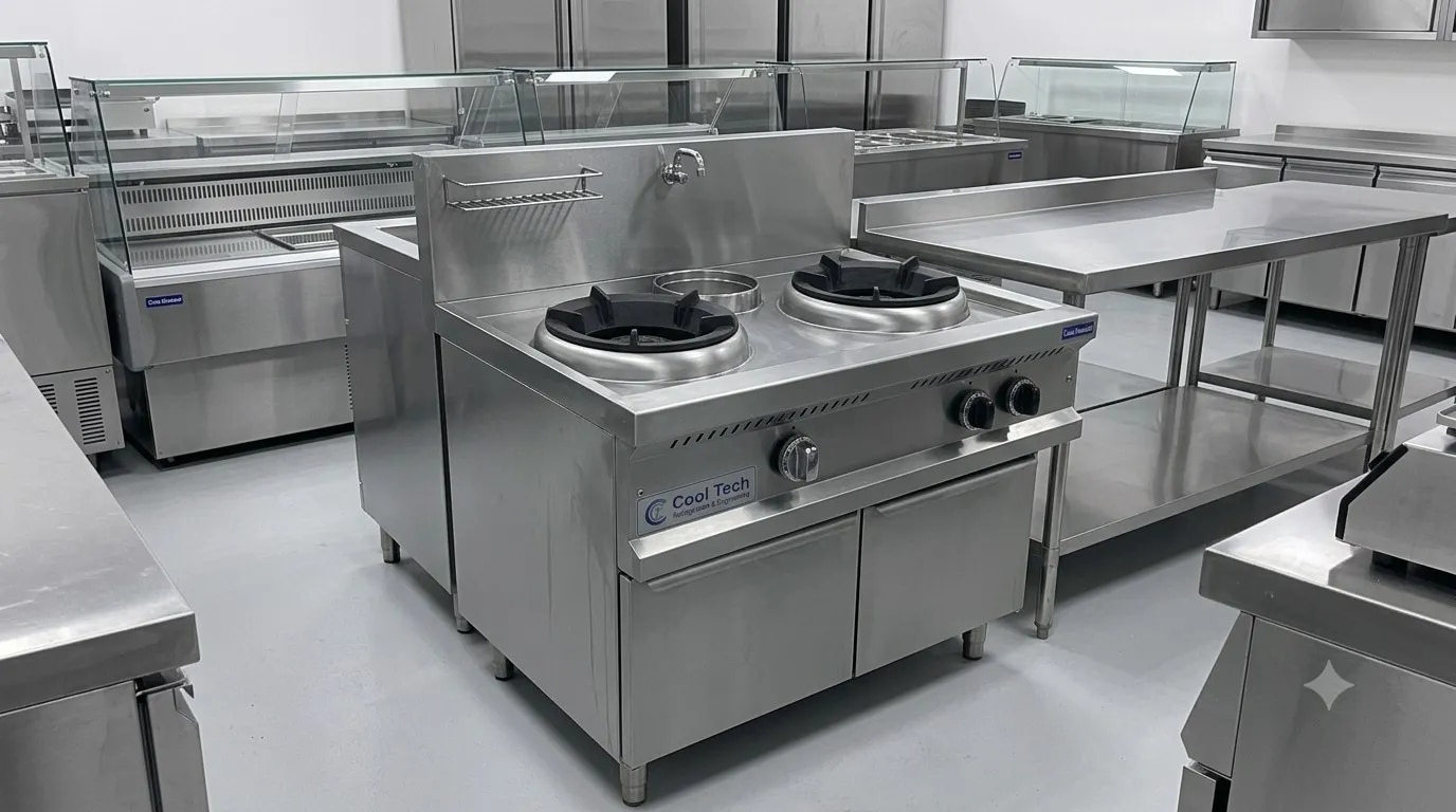 Two Burner Chinese Cooking Range image 1