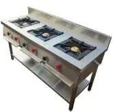 SS COMMERCIAL 3 BURNER COOKING RANGE image 1