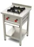 SS COMMERCIAL SINGLE BURNER COOKING RANGE image 1