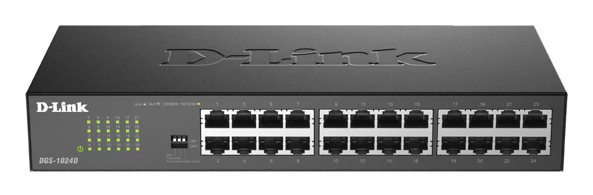 D-Link Network Switch (DGS-1024D) 24 Port Gigabit Switch image 1