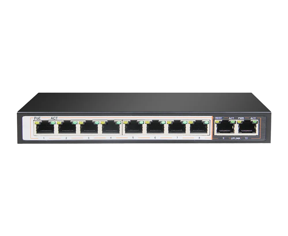 D-Link Network Switch (DGS-F1010P-E) 10 Port Gigabit with PoE image 1