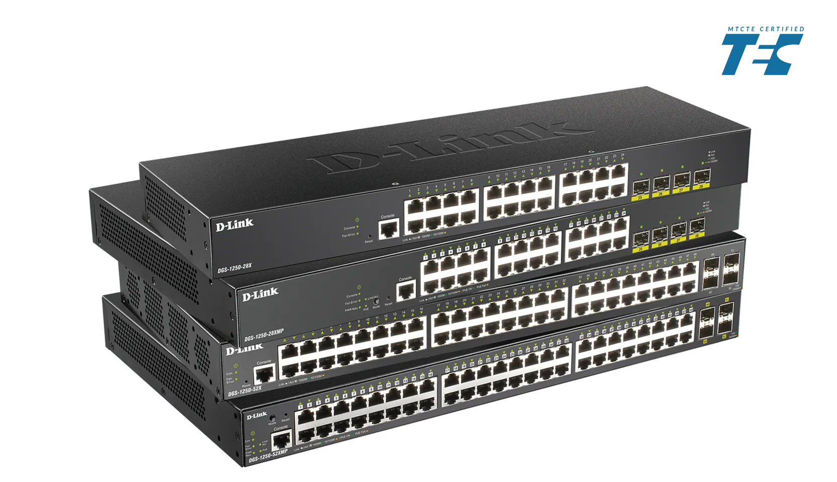 D-Link DGS-1250-28XMP 24-Port Managed 10G PoE Switch is a Layer 2+ Smart Managed Switch featuring 24 image 1