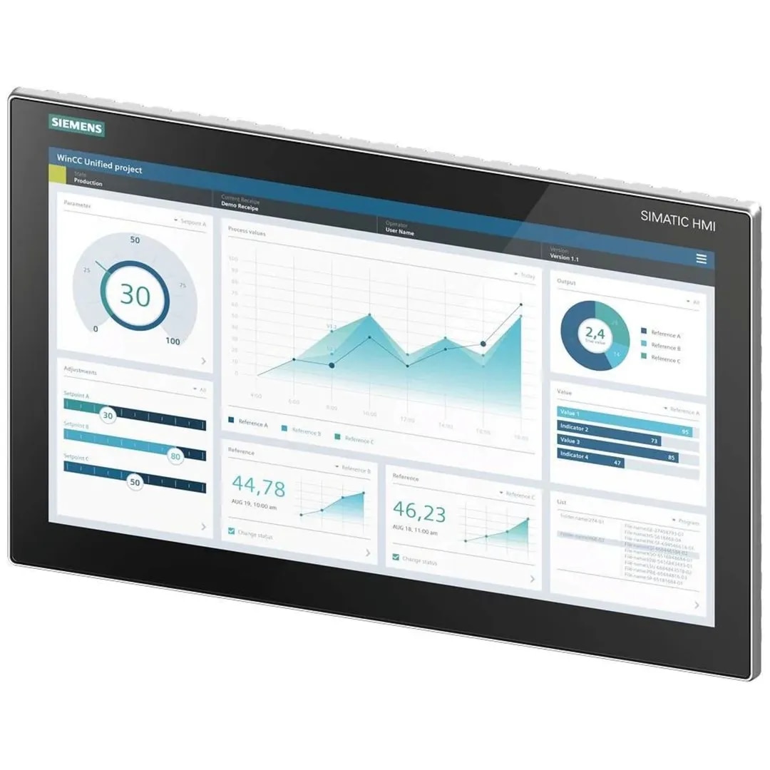 Siemens 6AV2124-0JC01-0AX0 is a 9-inch SIMATIC HMI TP900 Comfort Panel image 1