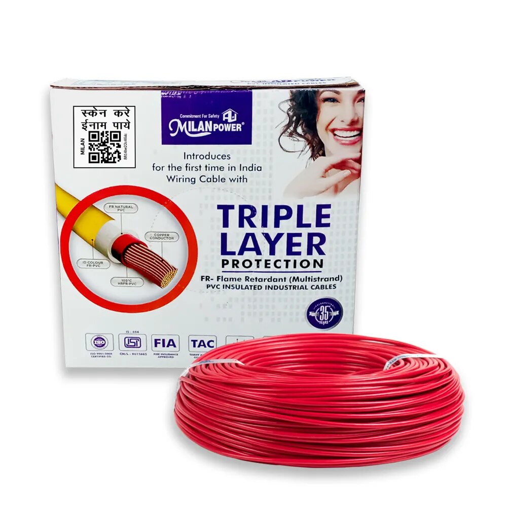 MILAN POWER 0.75 MM TRIPLE LAYER HOUSE WIRE image 1