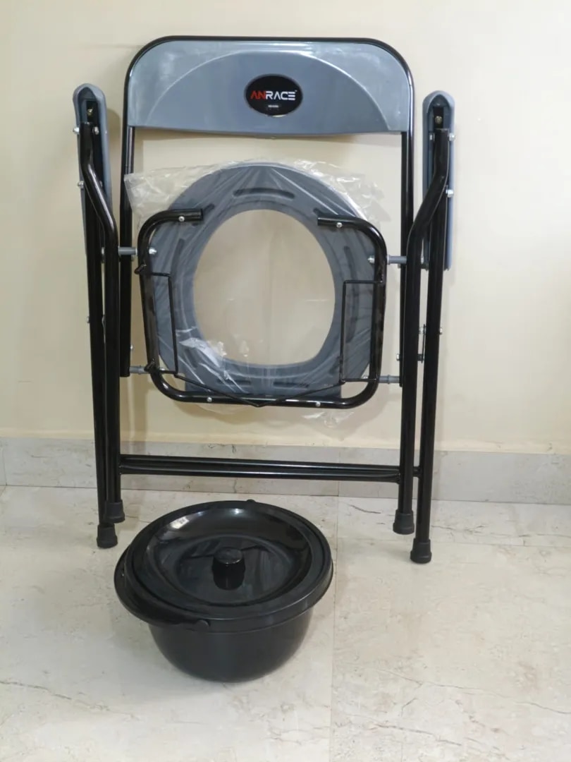 COMMODE CHAIR - EPOXY POWDER COATED image 1