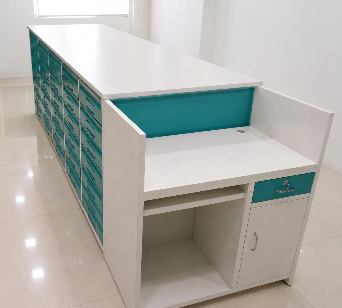 Center Table with Computer Table image 1