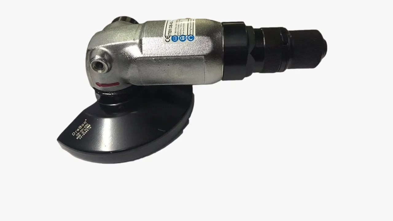 Drebon DB-AG-45G 5" Heavy Duty Lever Throttle Type Air Angle Grinder image 1